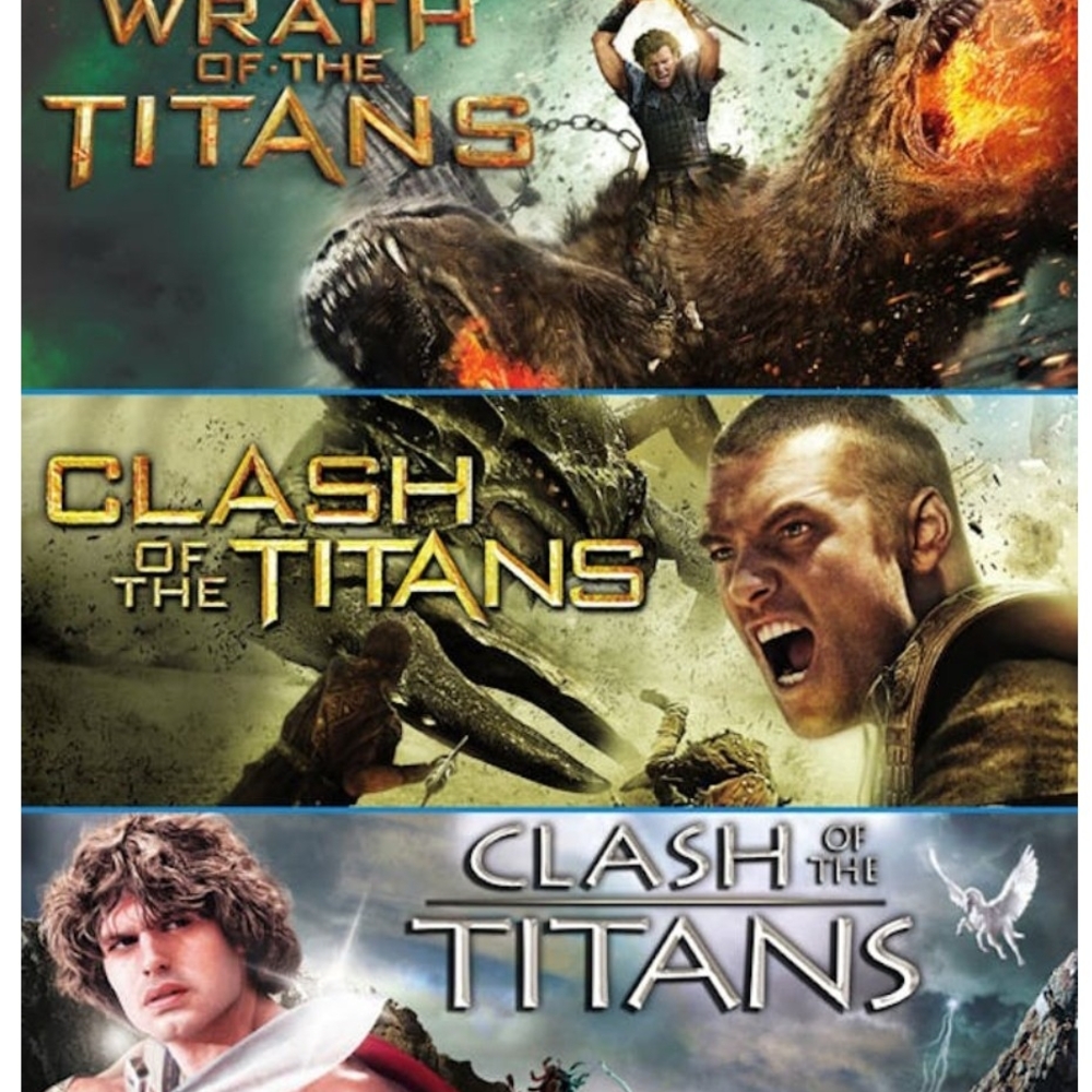 Wrath and Clash of the Titans Movie Poster Set